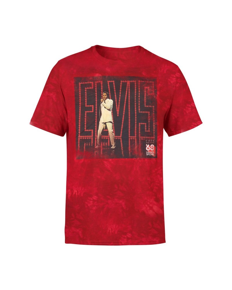 Elvis Presley 68 Comeback Special 50th Anniversary Album Cover T-shirt $6.58 Shirts