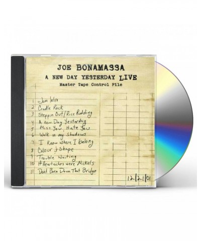 Joe Bonamassa A New Day Yesterday Live CD $5.44 CD