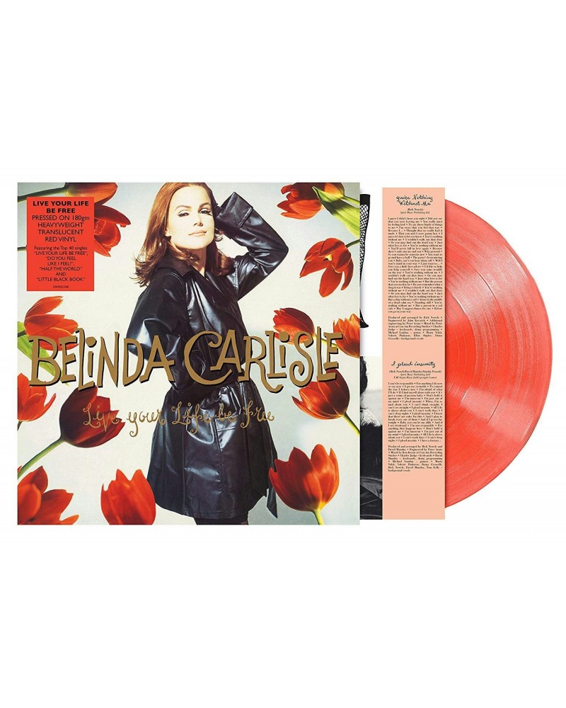 Belinda Carlisle LIVE YOUR LIFE BE FREE - Limited Edition 180 Gram Peach Colored Vinyl Record $9.94 Vinyl