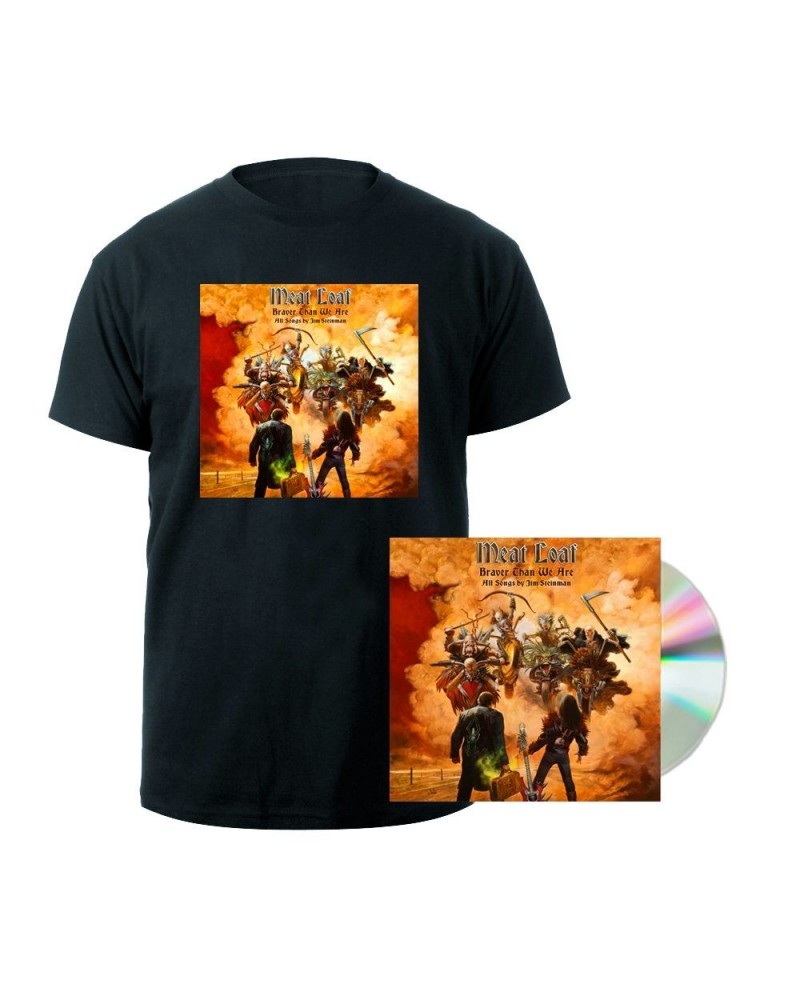 Meat Loaf Braver Than We Are CD + T-shirt Bundle $13.50 CD