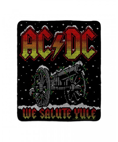 AC/DC Sherpa Blanket | We Salute Yule Blanket $25.18 Blankets