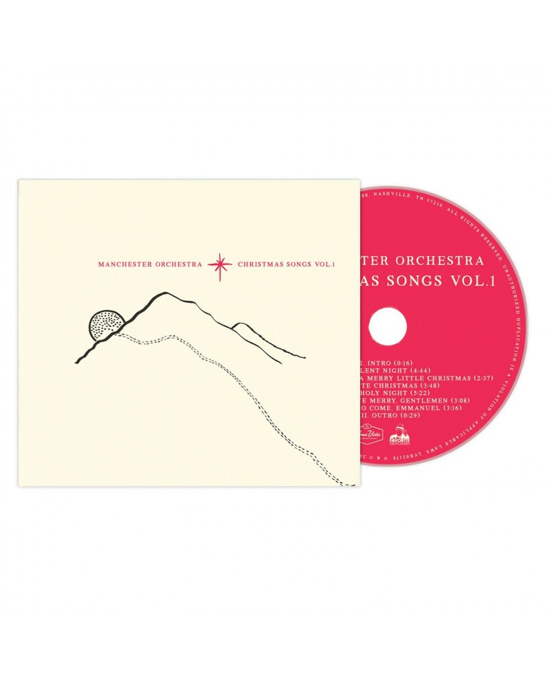 Manchester Orchestra Christmas Songs Vol. 1 CD $3.40 CD