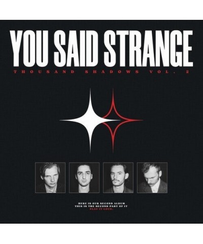 You Said Strange THOUSAND SHADOWS VOL.2 - WHITE/RED SPLATTER Vinyl Record $9.31 Vinyl