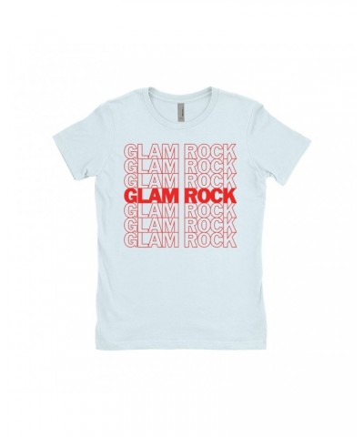 Music Life - Glam Rock Music Life Ladies' Boyfriend T-Shirt | Glam Rock On Repeat Music Life Shirt $8.73 Shirts