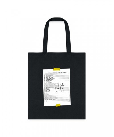 Billy Joel "2-25-23 Niagara Falls Set List" Black Tote Bag- Online Exclusive $13.50 Bags