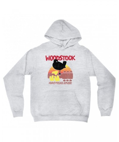 Woodstock Hoodie | Bird And Guitar Sunset Hoodie $11.99 Sweatshirts