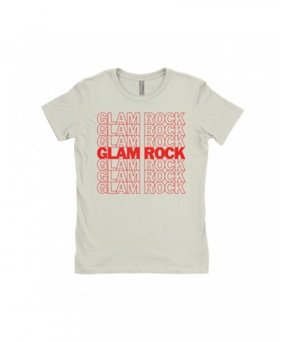 Music Life - Glam Rock Music Life Ladies' Boyfriend T-Shirt | Glam Rock On Repeat Music Life Shirt $8.73 Shirts