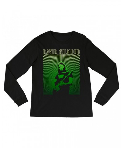 David Gilmour Long Sleeve Shirt | Green Young Ombre Shirt $9.58 Shirts