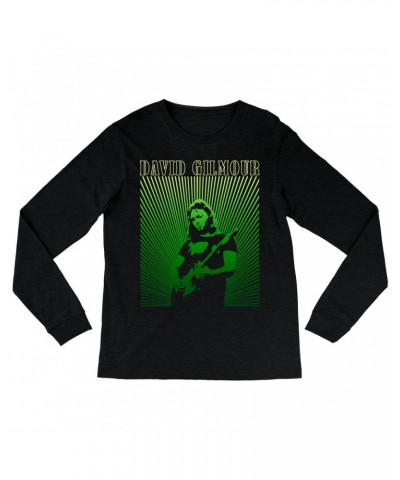 David Gilmour Long Sleeve Shirt | Green Young Ombre Shirt $9.58 Shirts