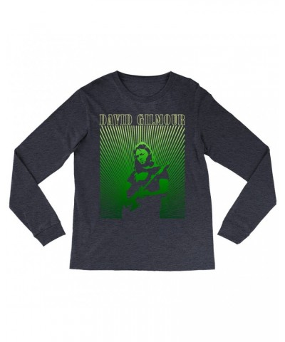 David Gilmour Long Sleeve Shirt | Green Young Ombre Shirt $9.58 Shirts