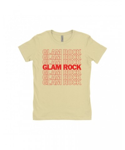 Music Life - Glam Rock Music Life Ladies' Boyfriend T-Shirt | Glam Rock On Repeat Music Life Shirt $8.73 Shirts