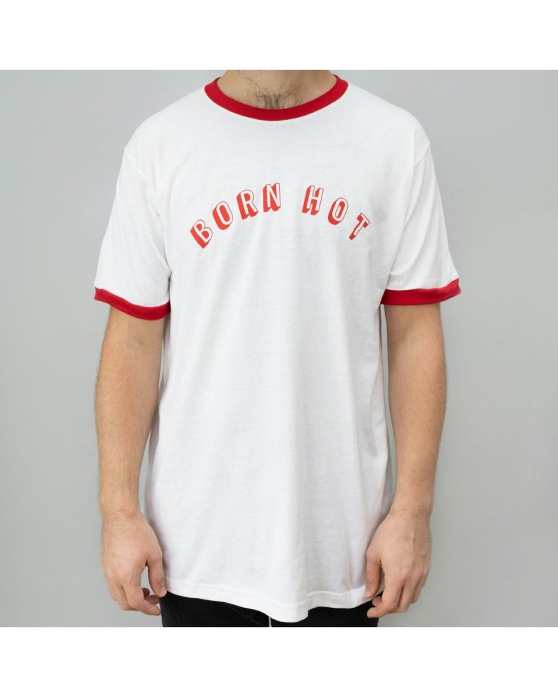 Chris Farren Born Hot Ringer T-Shirt $6.20 Shirts