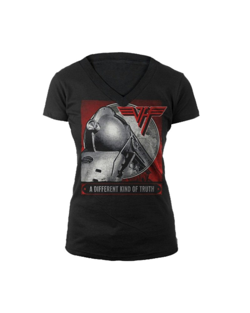 Van Halen A Different Kind Of Truth Ladies V-Neck $8.38 Shirts