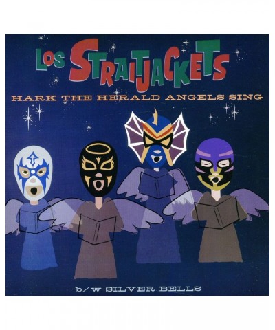 Los Straitjackets Hark The Herald Angels Sing 7 Inch Vinyl Record $2.70 Vinyl