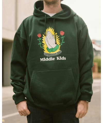 Middle Kids GREEN HANDS HOODIE $20.72 Sweatshirts