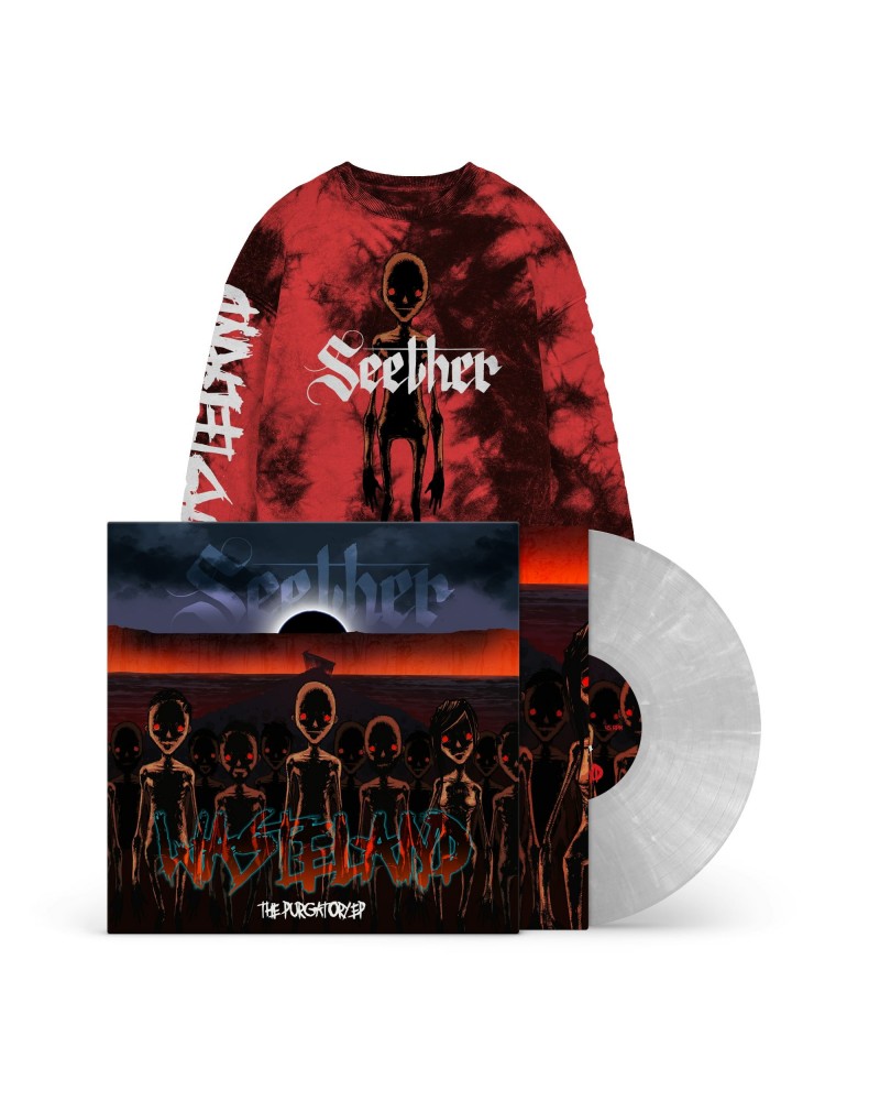 Seether Wasteland Tie Dye Sweatshirt + Vinyl Bundle $23.31 Vinyl