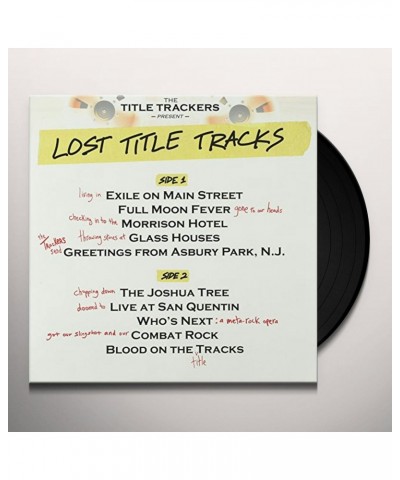 The Title Trackers Lost Title Tracks Vinyl Record $7.60 Vinyl