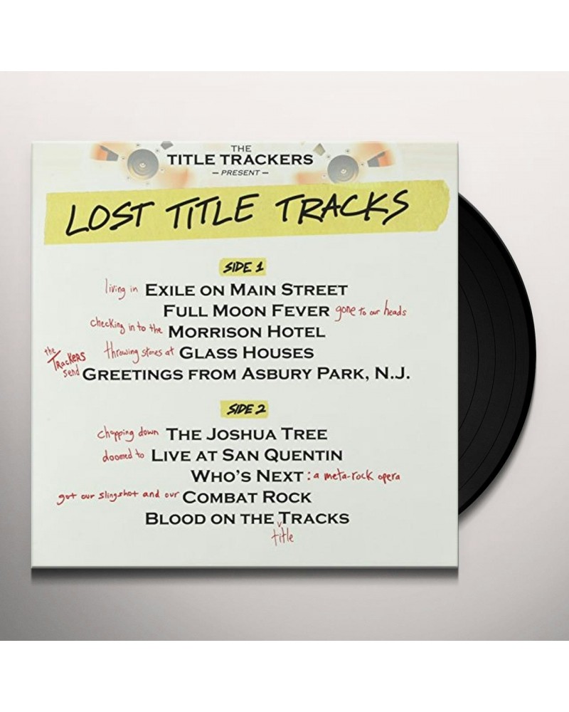 The Title Trackers Lost Title Tracks Vinyl Record $7.60 Vinyl