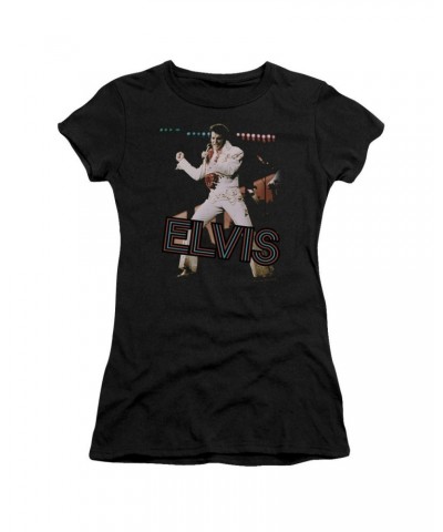 Elvis Presley Juniors Shirt | HIT THE LIGHTS Juniors T Shirt $8.33 Shirts