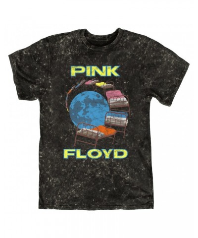 Pink Floyd T-shirt | Momentary Lapse Of Reason World Tour Mineral Wash Shirt $13.18 Shirts