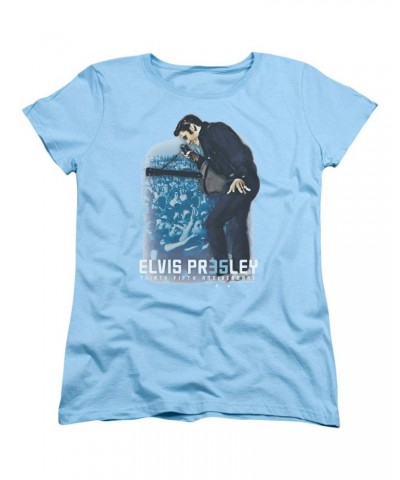 Elvis Presley Women's Shirt | 35TH ANNIVERSARY 3 Ladies Tee $6.46 Shirts