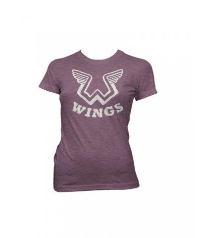 Paul McCartney Wings Logo Women's Tee $16.78 Shirts