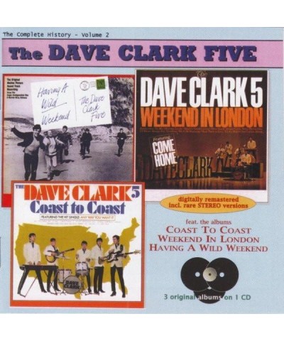 The Dave Clark Five VOLUME 2: WILD WEEKEND / LONDON CD $8.41 CD