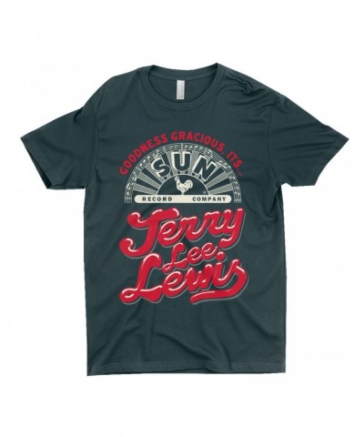 Jerry Lee Lewis Sun Records T-Shirt | Goodnees Gracious It's Sun Records Shirt $12.48 Shirts