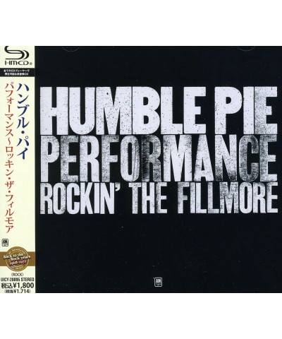 Humble Pie PERFORMANCE CD $7.60 CD