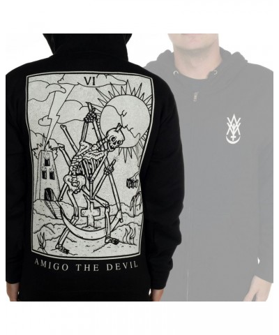 Amigo the Devil "Tarot 2.0" Zip Hoodie $17.94 Sweatshirts