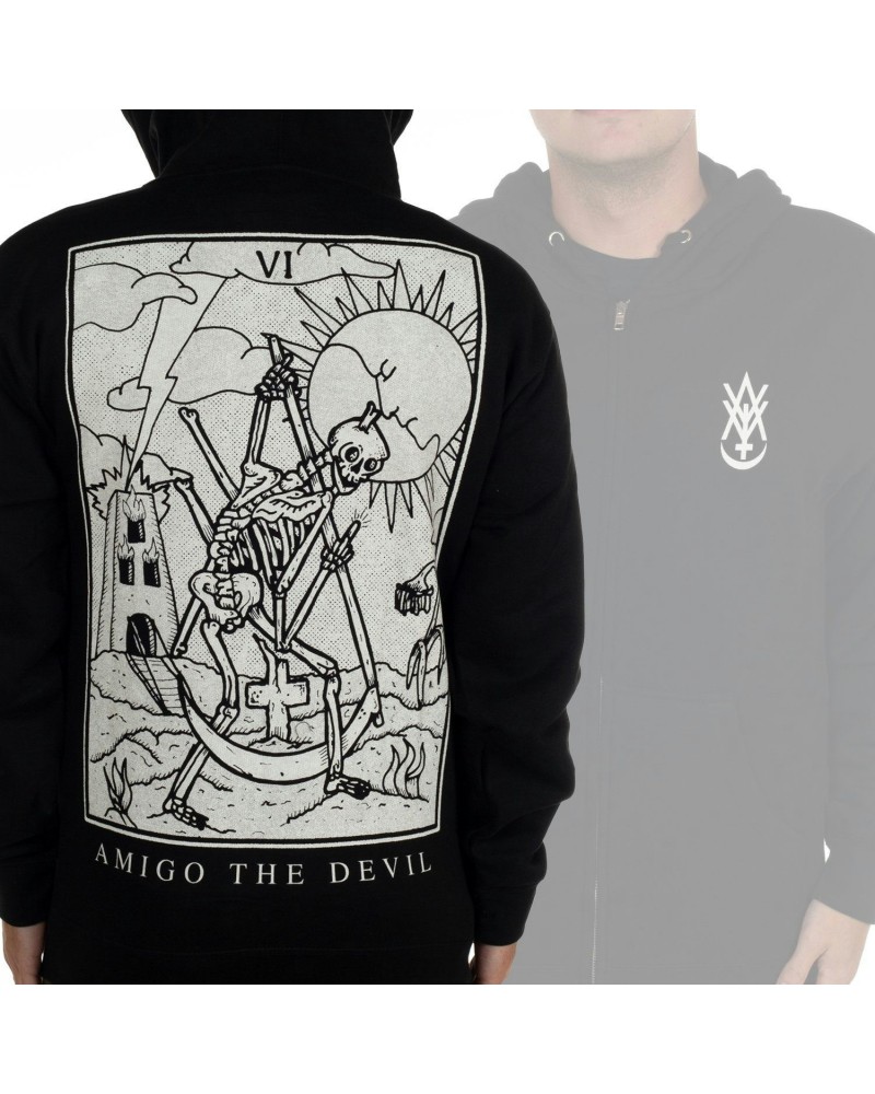 Amigo the Devil "Tarot 2.0" Zip Hoodie $17.94 Sweatshirts