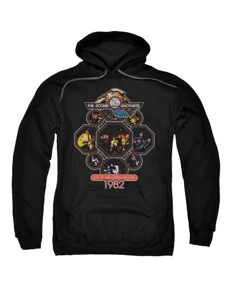 The Doobie Brothers Hoodie | LIVE GREEK Pull-Over Sweatshirt $13.30 Sweatshirts