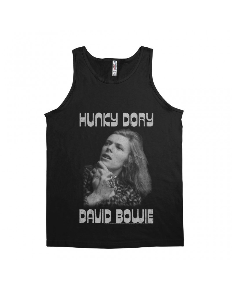 David Bowie Unisex Tank Top | Bowie's Hunky Dory Shirt $10.98 Shirts