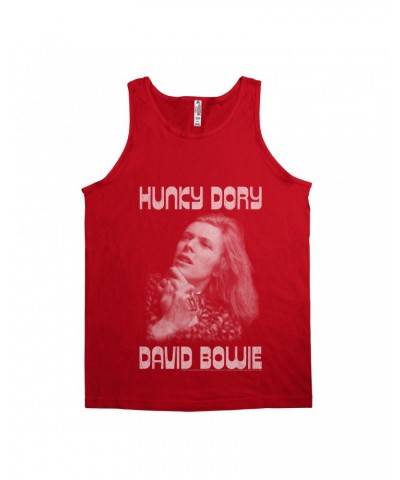 David Bowie Unisex Tank Top | Bowie's Hunky Dory Shirt $10.98 Shirts