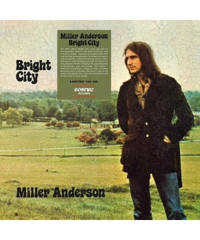 Miller Anderson Bright City Vinyl Record $10.73 Vinyl