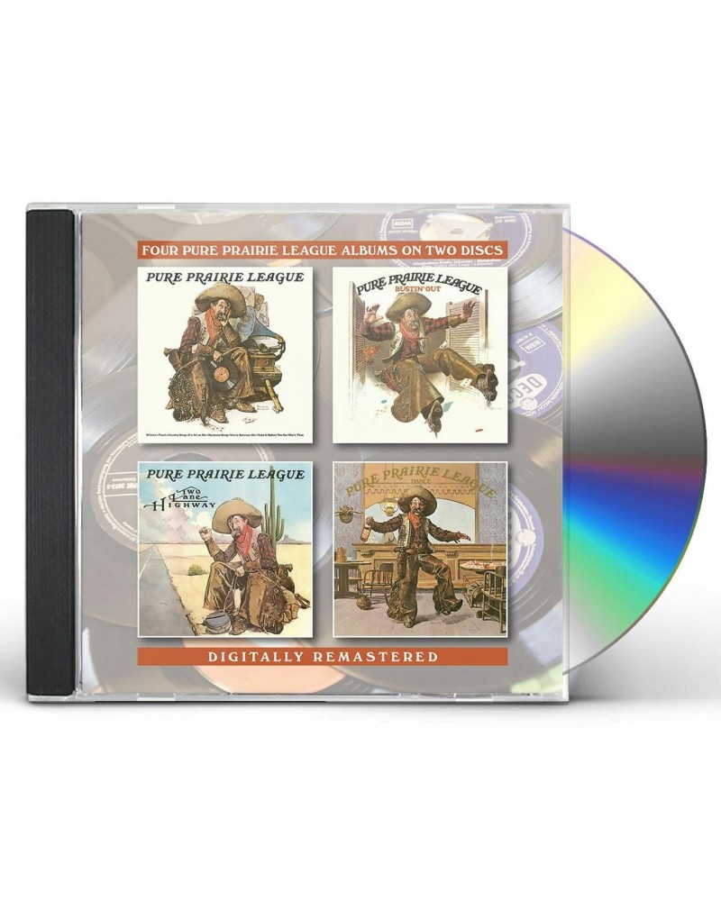 Pure Prairie League BUSTIN OUT / TWO LANE CD $6.35 CD