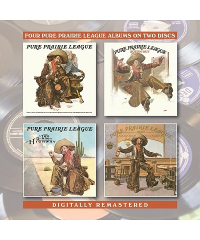 Pure Prairie League BUSTIN OUT / TWO LANE CD $6.35 CD