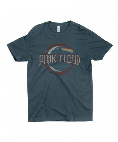 Pink Floyd T-Shirt | Dark Side Of The Moon Design Distressed Shirt $8.23 Shirts