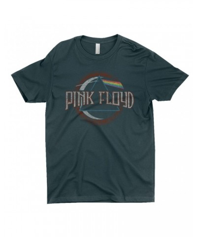 Pink Floyd T-Shirt | Dark Side Of The Moon Design Distressed Shirt $8.23 Shirts