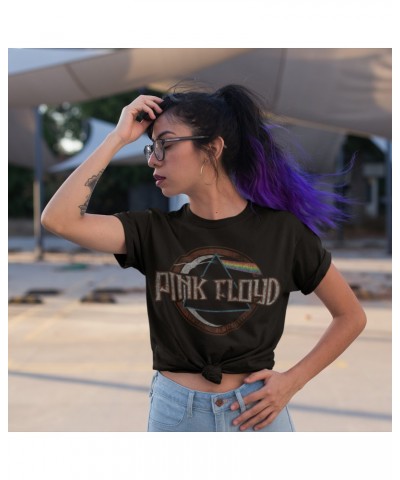 Pink Floyd T-Shirt | Dark Side Of The Moon Design Distressed Shirt $8.23 Shirts